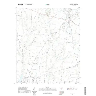 2020 Map of Blackville, 2020 Print