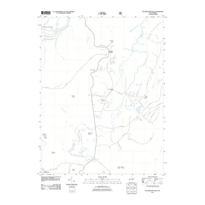 2011 Map of Blackwater Falls, 2011 Print