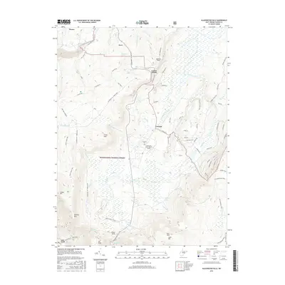 2016 Map of Blackwater Falls, 2016 Print