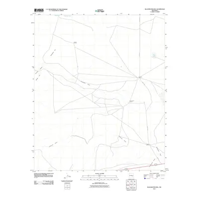 2010 Map of Blackwater Hill, 2010 Print