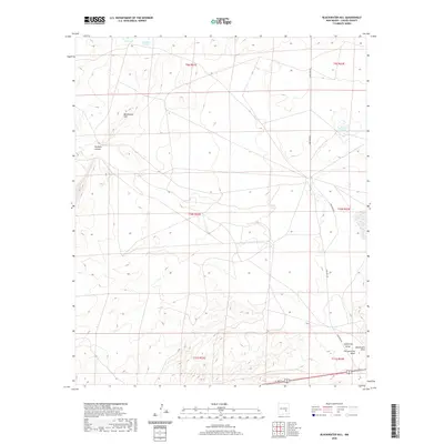 2020 Map of Blackwater Hill, 2020 Print
