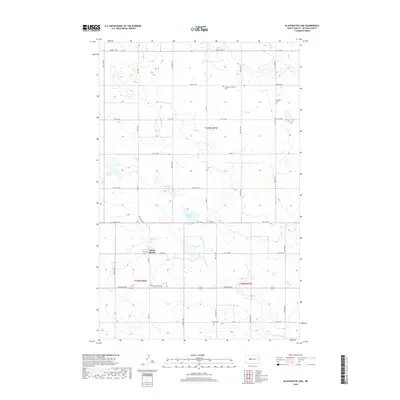2018 Map of Blackwater Lake, 2018 Print