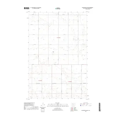 2018 Map of Blackwater Lake NW, 2018 Print