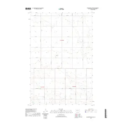 2020 Map of Blackwater Lake NW, 2020 Print