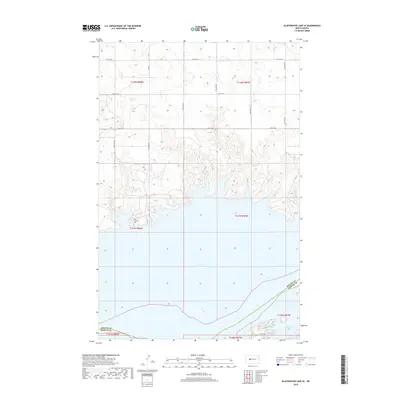 2018 Map of Blackwater Lake SE, 2018 Print