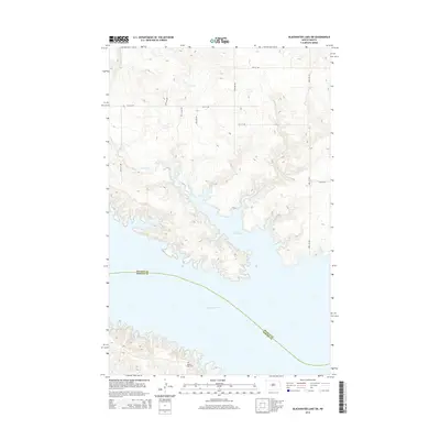 2014 Map of Blackwater Lake SW, 2014 Print
