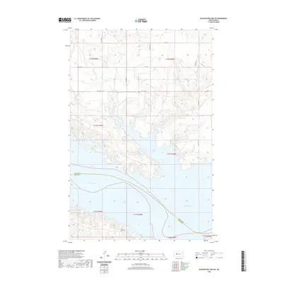 2020 Map of Blackwater Lake SW, 2020 Print