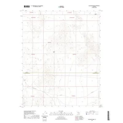 2018 Map of Blackwater Mine, 2018 Print