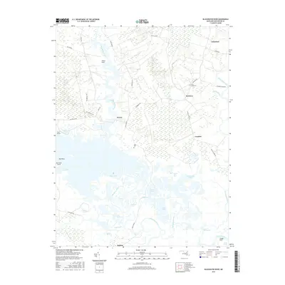 2016 Map of Blackwater River, 2016 Print