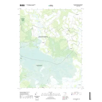 2019 Map of Blackwater River, 2019 Print