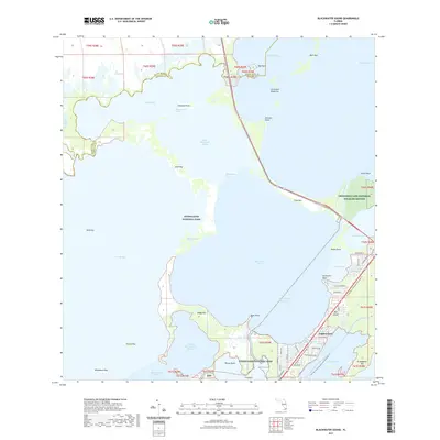 2021 Map of Blackwater Sound, 2021 Print