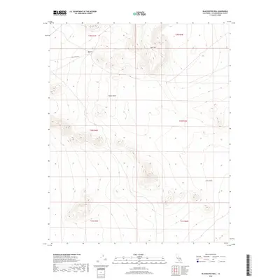 2018 Map of Blackwater Well, 2018 Print