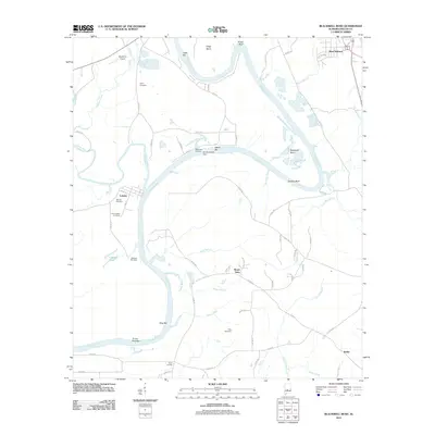 2011 Map of Blackwell Bend, 2011 Print