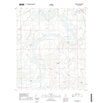 2018 Map of Blackwell Bend, 2018 Print