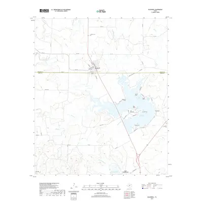 2019 Map of Blackwell, 2019 Print