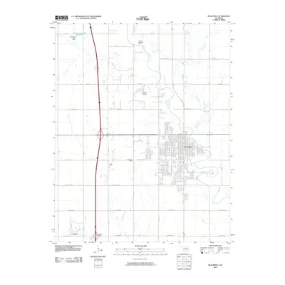 2010 Map of Blackwell, 2010 Print