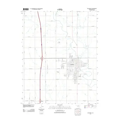 2012 Map of Blackwell, 2012 Print