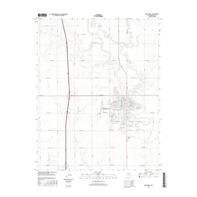 2016 Map of Blackwell, 2016 Print