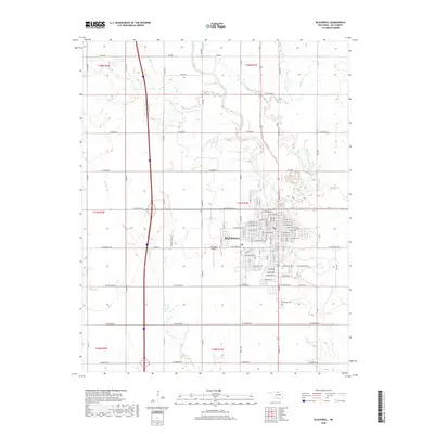 2018 Map of Blackwell, 2018 Print