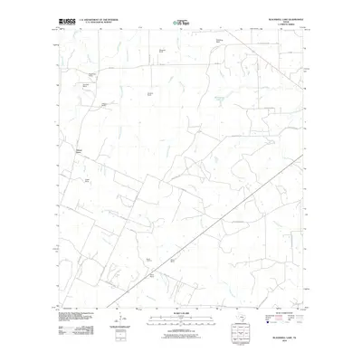 2010 Map of Blackwell Lake, 2010 Print