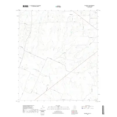 2019 Map of Blackwell Lake, 2019 Print