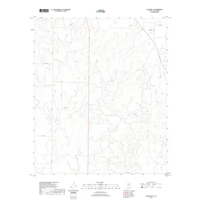 2019 Map of Blackwell NE, 2019 Print
