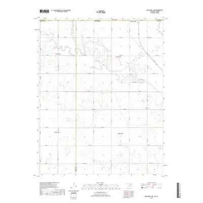 2018 Map of Blackwell NW, 2018 Print