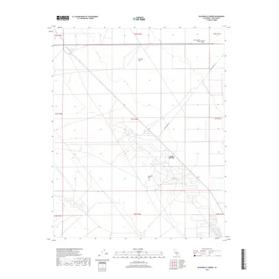 2018 Map of Blackwells Corner, 2018 Print