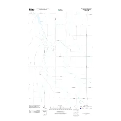 2013 Map of Blaine Creek, 2013 Print