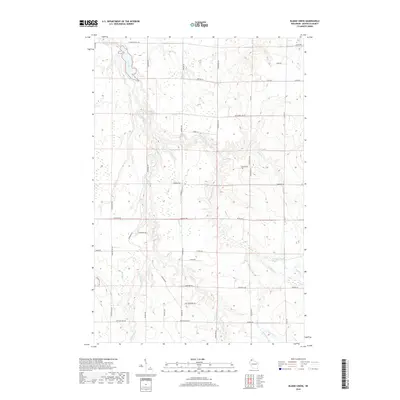 2018 Map of Blaine Creek, 2018 Print