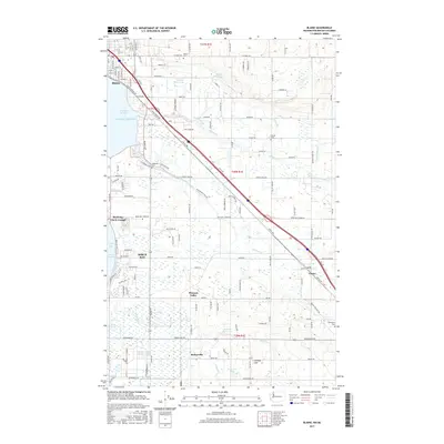 2017 Map of Blaine, 2017 Print