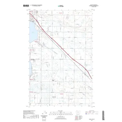 2020 Map of Blaine, 2020 Print