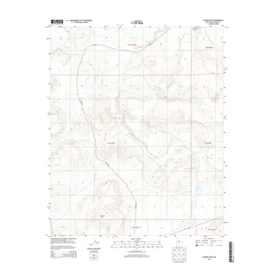 2013 Map of Blaines Lake, 2013 Print