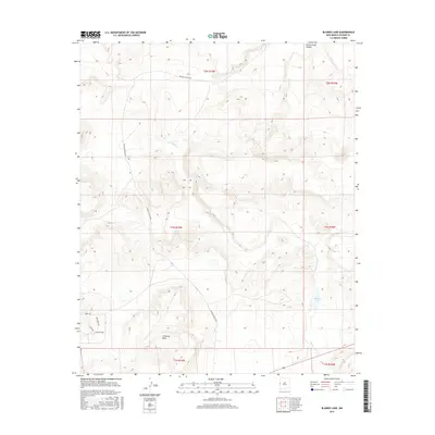 2017 Map of Blaines Lake, 2017 Print
