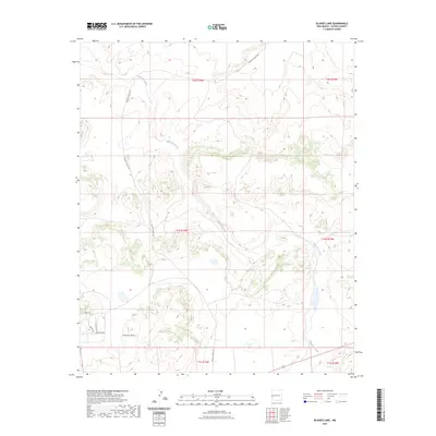 2023 Map of Blaines Lake, 2023 Print