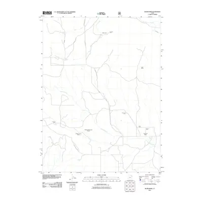 2011 Map of Blair Basin, 2011 Print