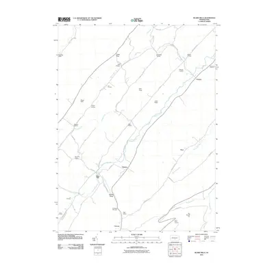 2010 Map of Blairs Mills, 2010 Print