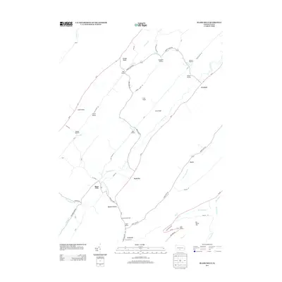 2013 Map of Blairs Mills, 2013 Print
