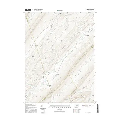 2016 Map of Blairs Mills, 2016 Print