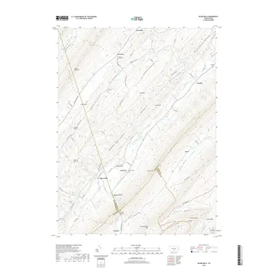 2019 Map of Blairs Mills, 2019 Print