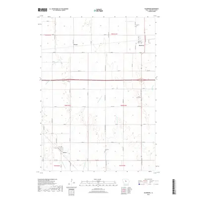 2018 Map of Blairsburg, 2018 Print