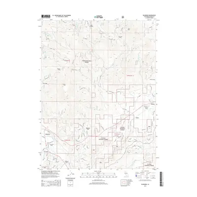 2015 Map of Blairsden, 2015 Print