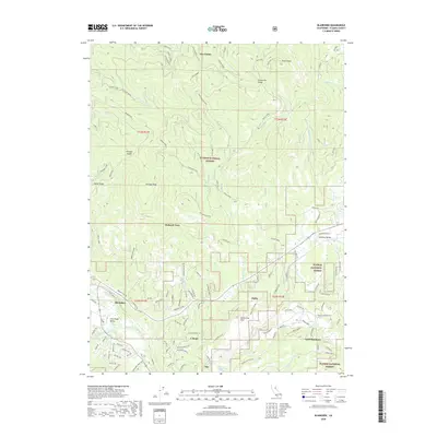 2018 Map of Blairsden, 2018 Print