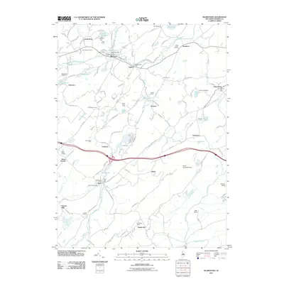 2011 Map of Blairstown, 2011 Print