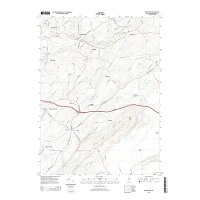 2014 Map of Blairstown, 2014 Print