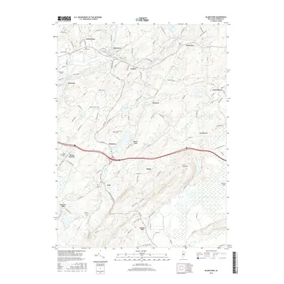 2016 Map of Blairstown, 2016 Print