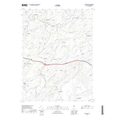 2019 Map of Blairstown, 2019 Print