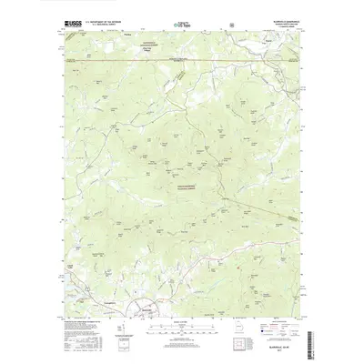 2017 Map of Blairsville, 2017 Print