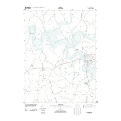 2010 Map of Blairsville, 2010 Print