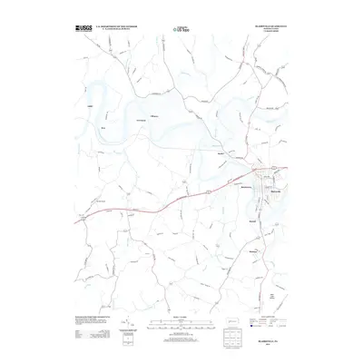 2013 Map of Blairsville, 2013 Print